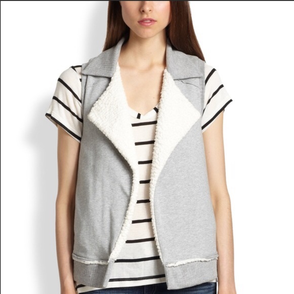 NWOT Splendid Bowery Reversable Sherpa Hoodie - Picture 5 of 8